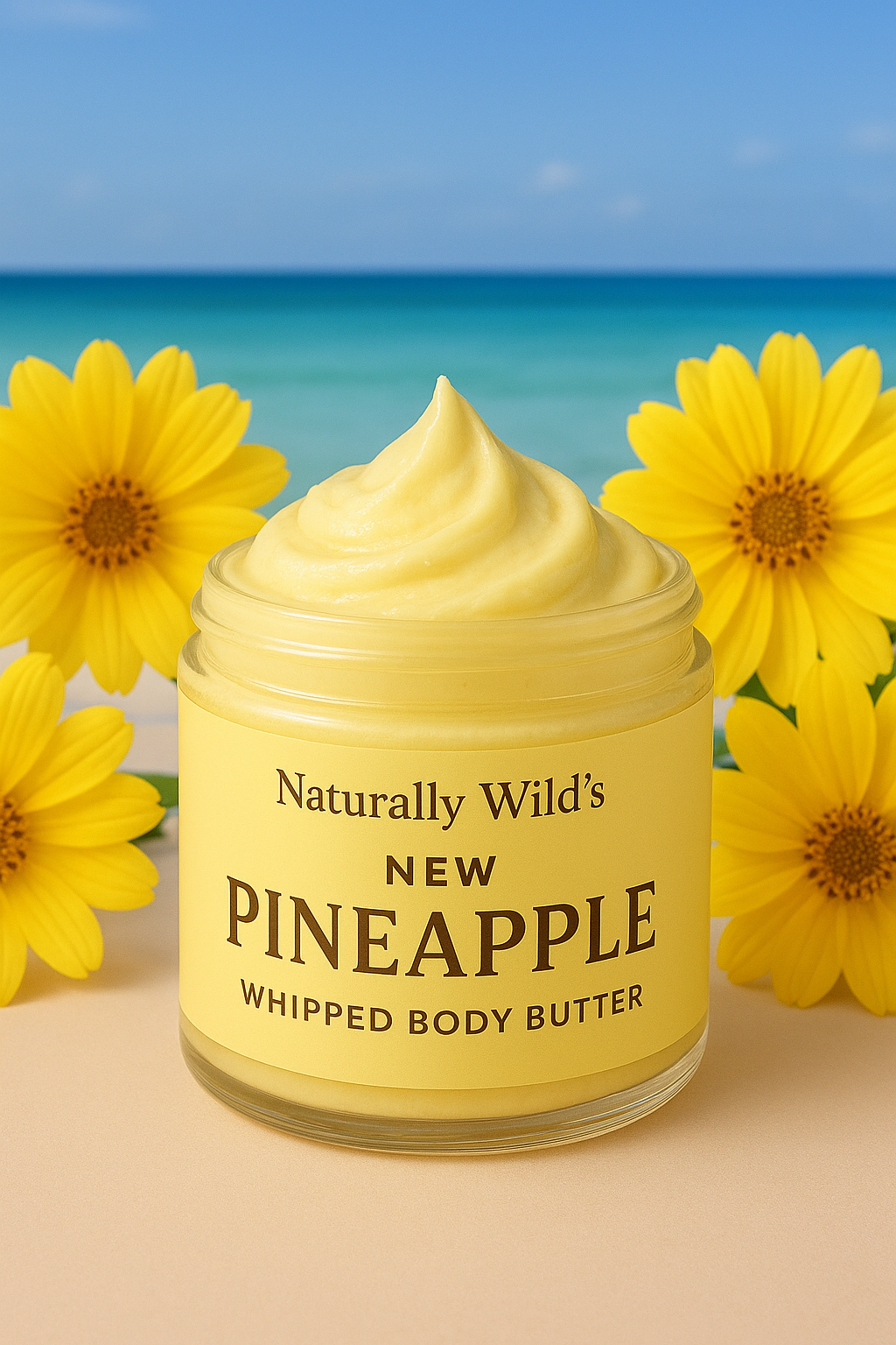 Pineapple whipped body butter